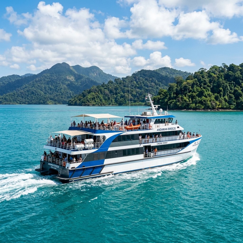 Long Island To Port Blair Via Havelock and Neil Government Ferry